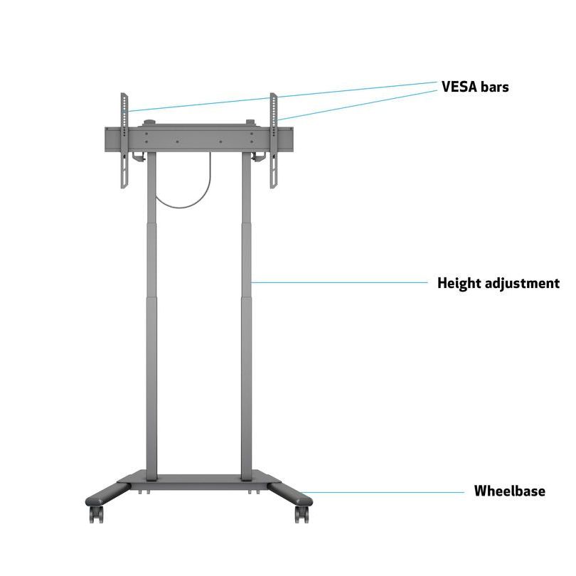 Multibrackets M Motorized Floorstand 60kg Black