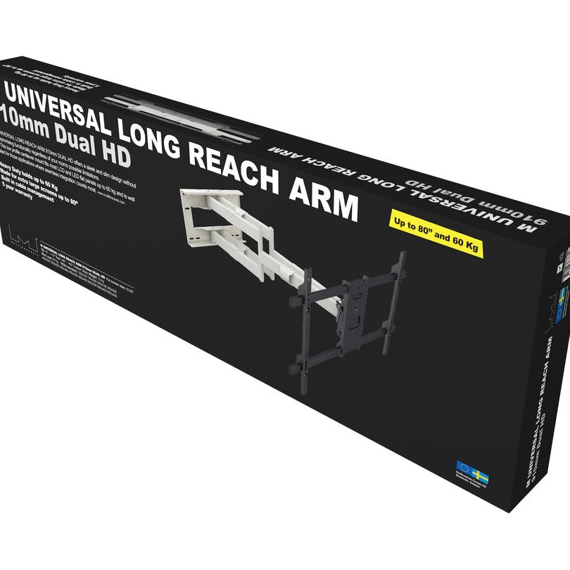 Multibrackets M Universal Long Reach Arm HD 910mm Dual White