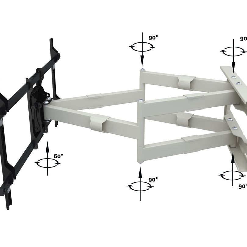 Multibrackets M Universal Long Reach Arm HD 910mm Dual White
