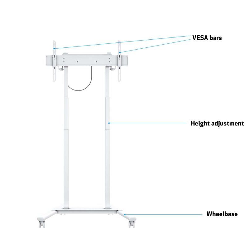 Multibrackets M Motorized Floorstand 60kg White