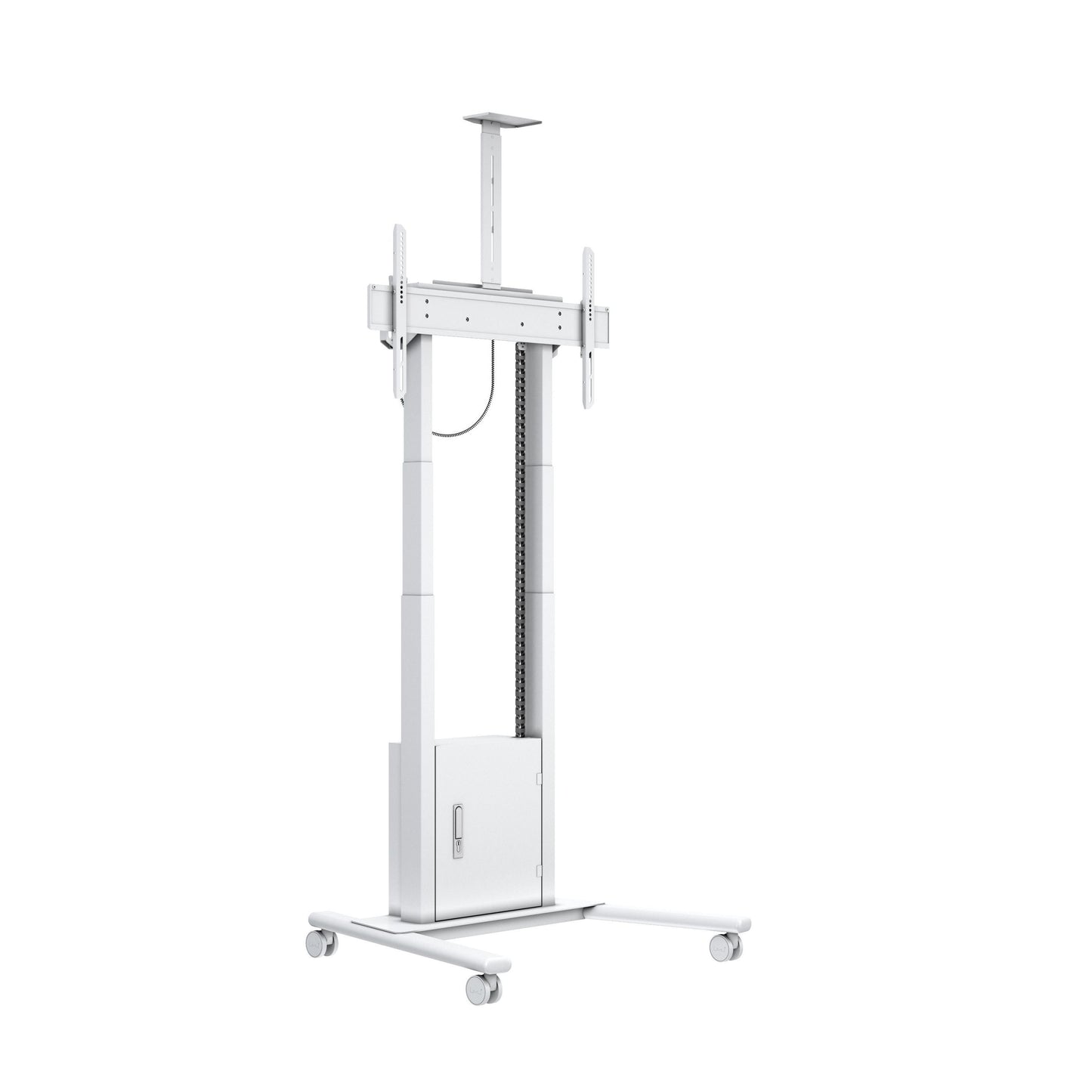 Multibrackets M Motorized Floorstand Incl cabinet & camerashelf 120kg White
