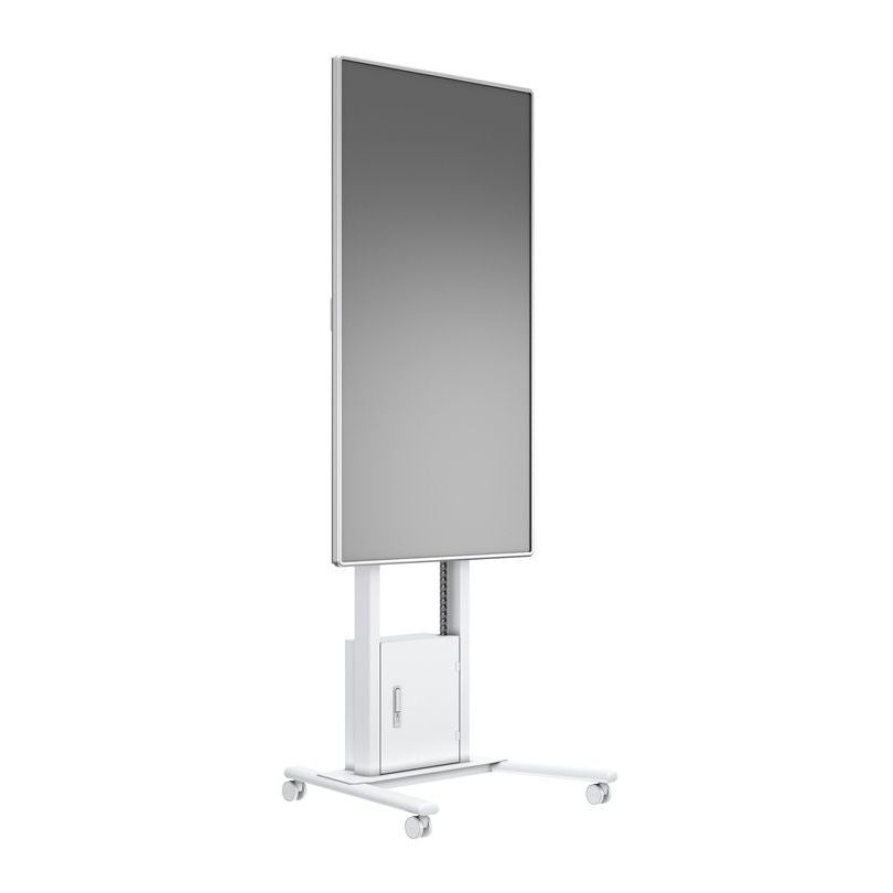 Multibrackets M Motorized Floorstand Incl cabinet & camerashelf 120kg White