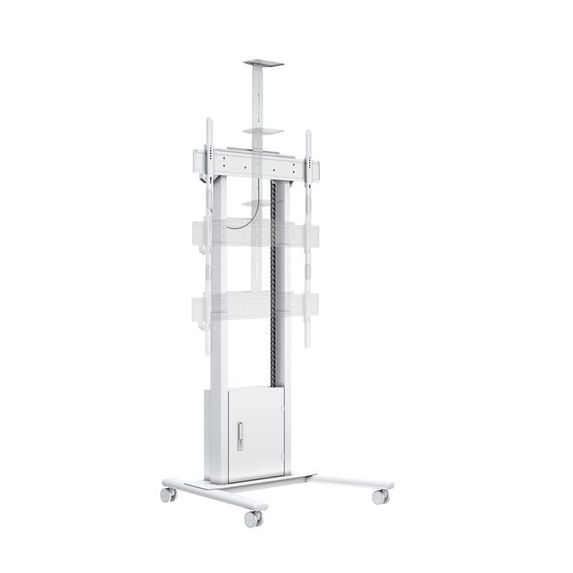Multibrackets M Motorized Floorstand Incl cabinet & camerashelf 120kg White