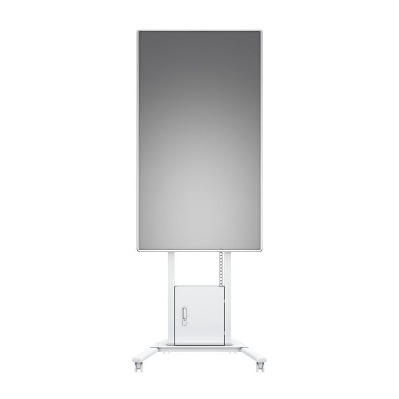 Multibrackets M Motorized Floorstand Incl cabinet & camerashelf 120kg White