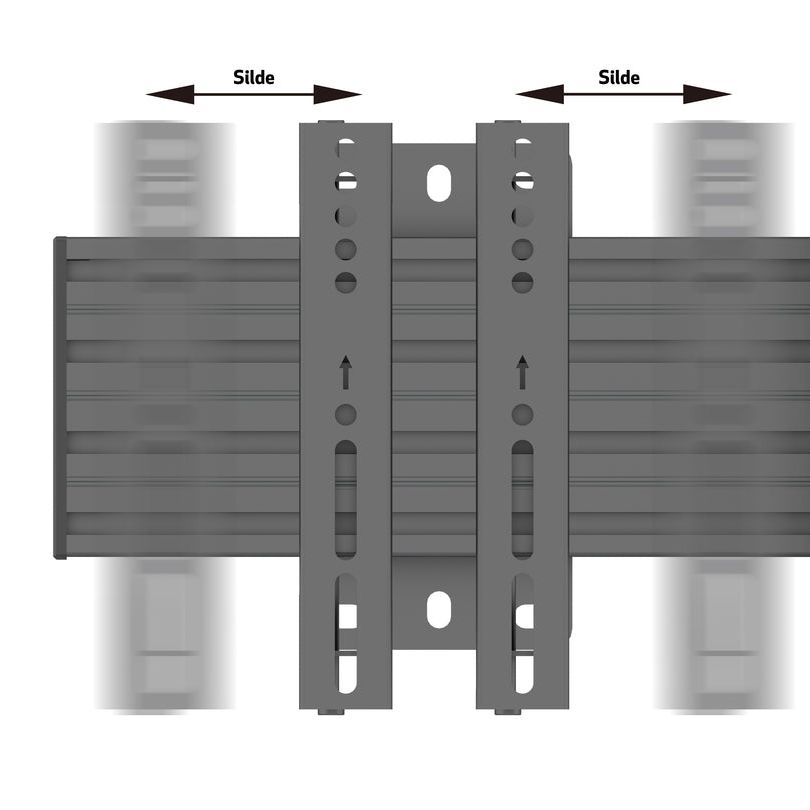Multibrackets M Wallmount Pro MBW1U Fixed 200 Black