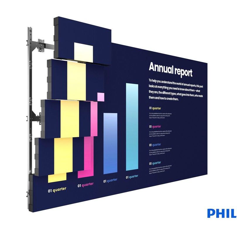 Multibrackets Pro Series Philips LED WALL 5X4, 21:9, 131”