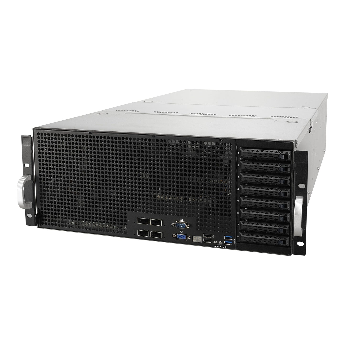 ASUS ESC8000 G4/10G Intel® C621 LGA 3647 (Socket P) Rack (4U) Black, Silver