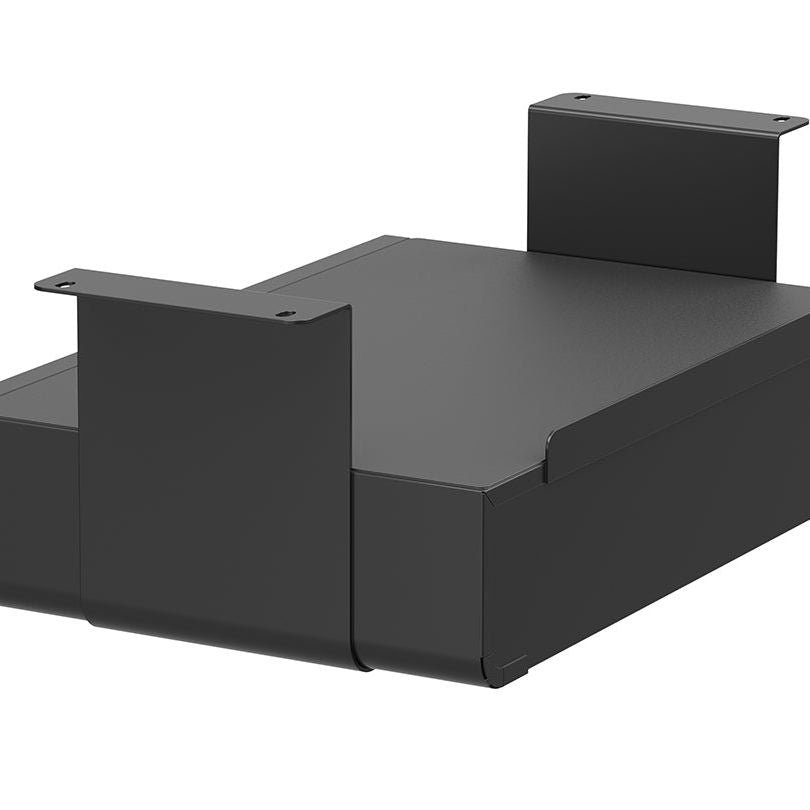 Multibrackets M Under Desk Drawer Lockable Black with Shelf
