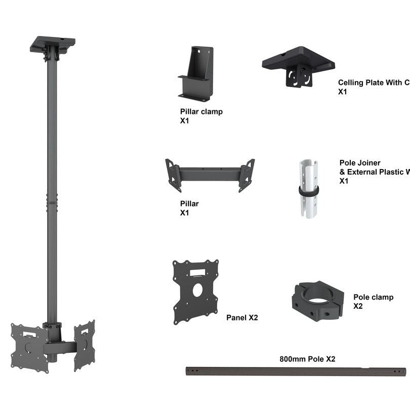 Multibrackets M Ceiling Mount Pro Dual 32BDL-4050D