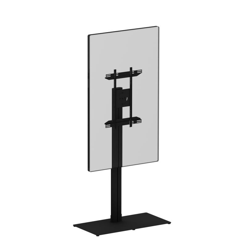 Multibrackets M Public Display Stand 180 HD Single Black w. Floorbase
