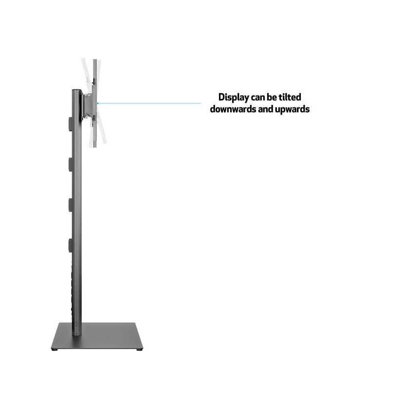 Multibrackets M Public Display Stand 180 HD Single Black w. Floorbase