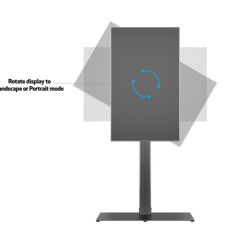 Multibrackets M Public Display Stand 180 HD Single Black w. Floorbase