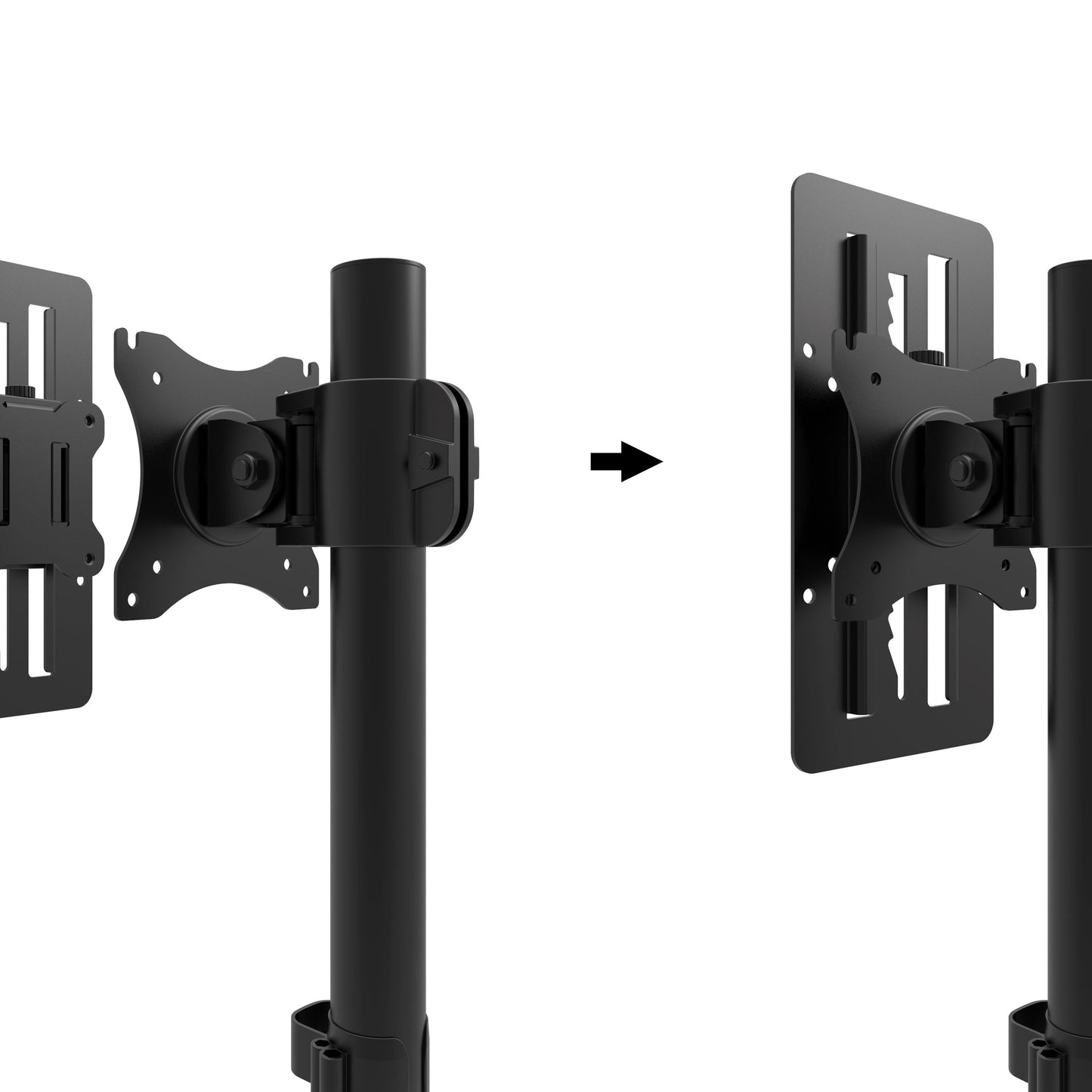 Multibrackets M VESA Monitor Slider Black