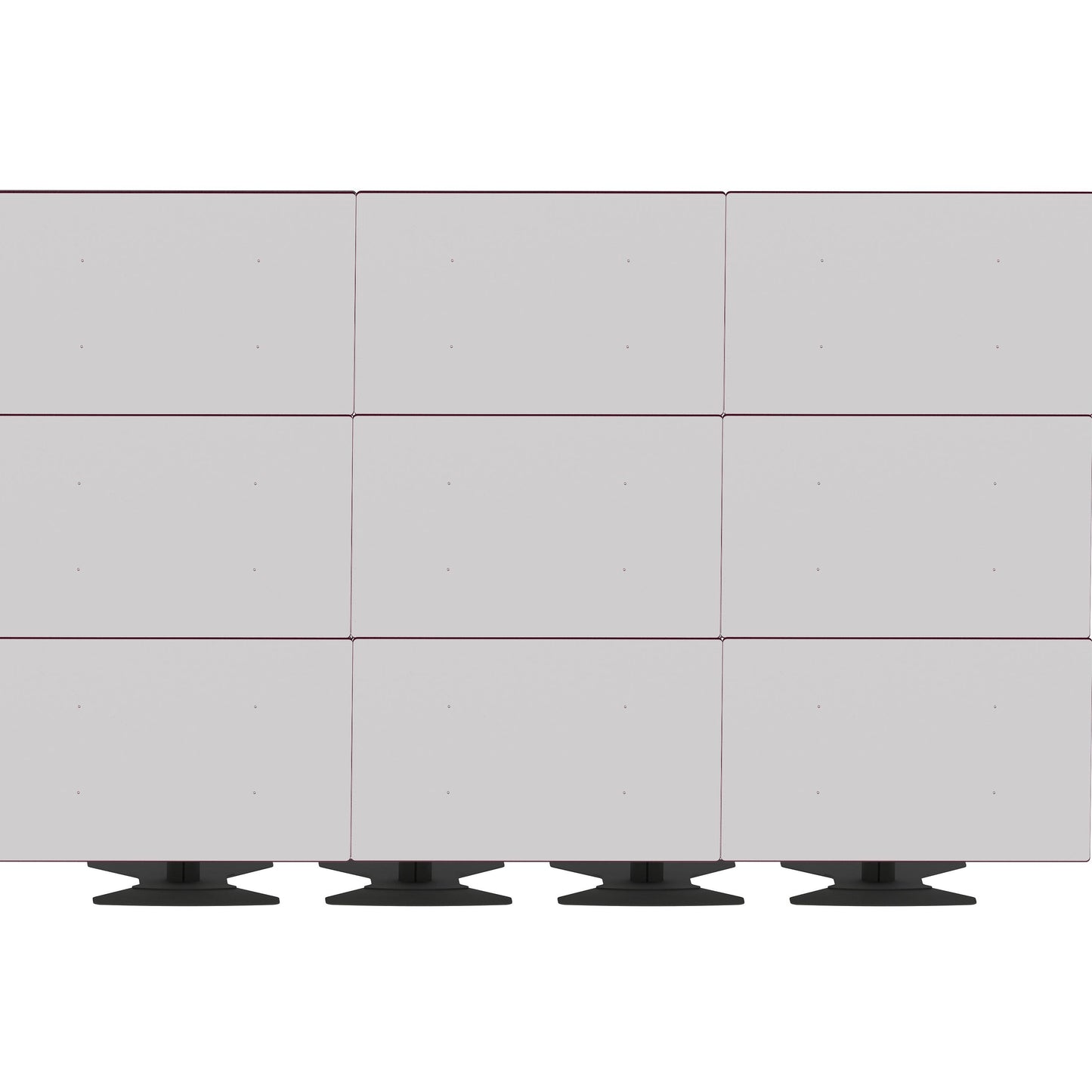 Multibrackets M Public Video Wall Stand 9-Screens 65-75" Black