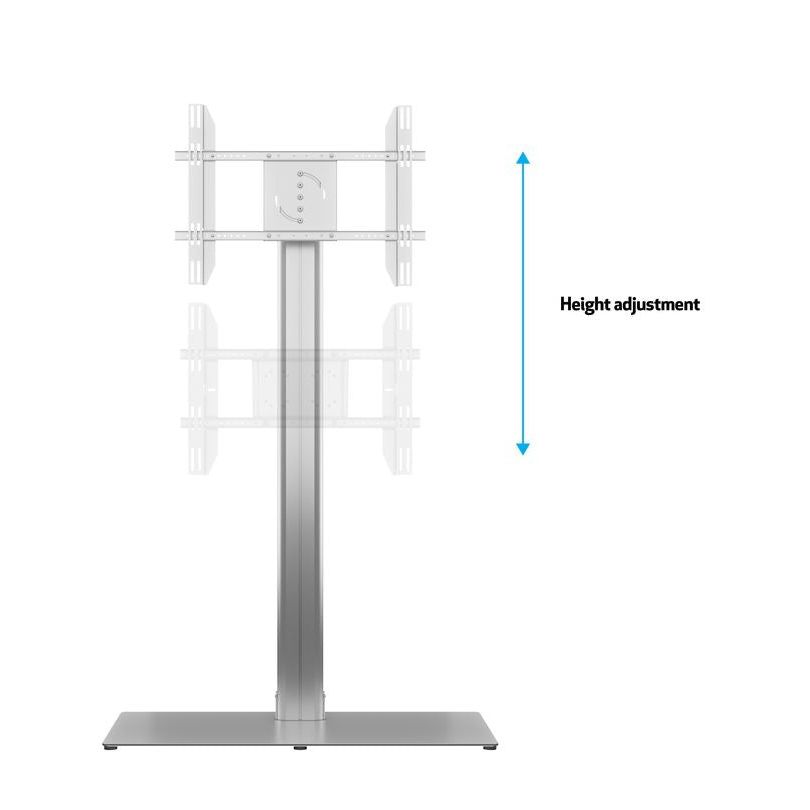 Multibrackets M Public Display Stand 180 HD Single Silver w. Floorbase
