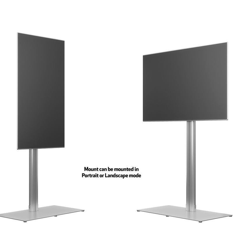 Multibrackets M Public Display Stand 180 HD Single Silver w. Floorbase