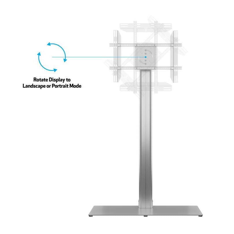 Multibrackets M Public Display Stand 180 HD Single Silver w. Floorbase