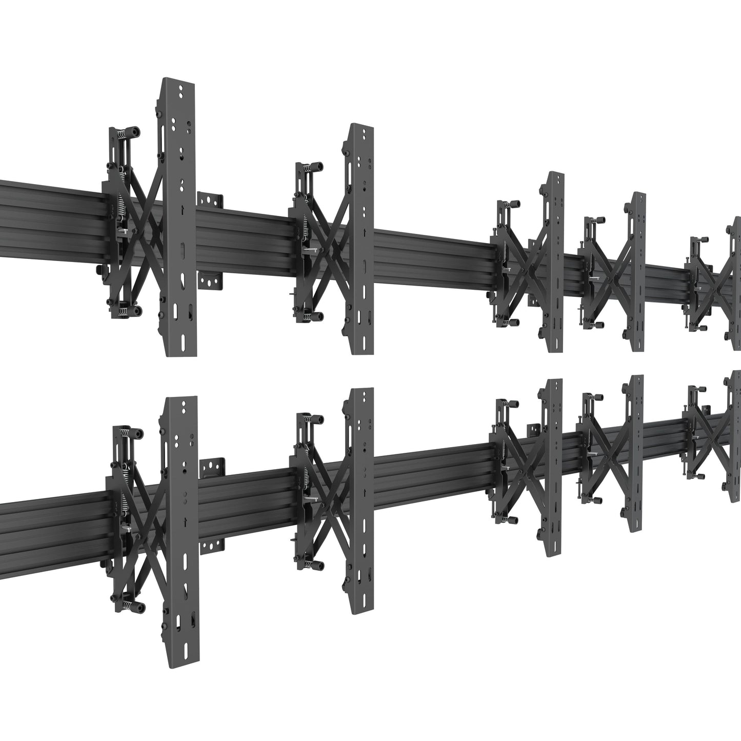 Multibrackets M Wallmount Pro MBW3x2U Push In Pop Out Black