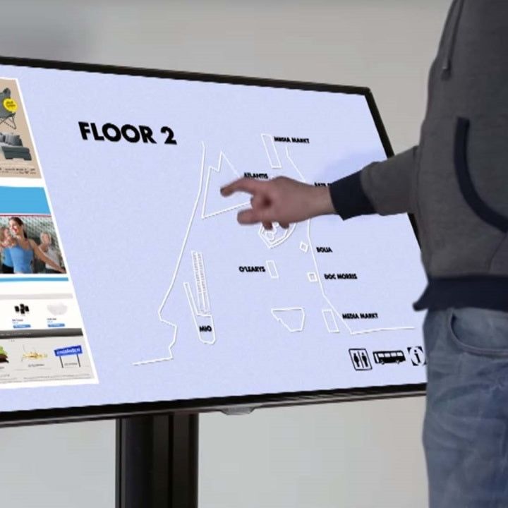 Multibrackets M Public Display Stand 110 HD Floorbase Single Silver