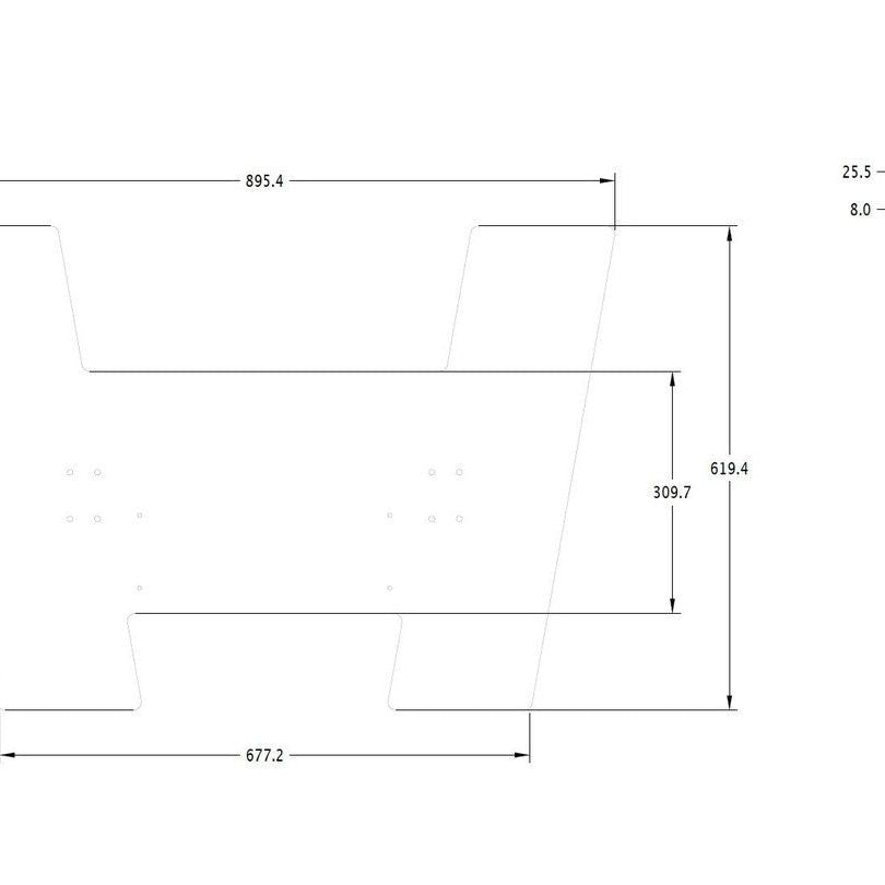 Multibrackets M Floorbase 60 & 120kg Black