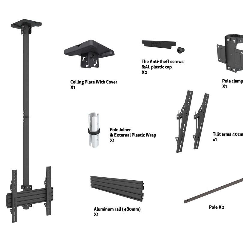 Multibrackets M Ceiling Mount Pro MBC1U VESA 400