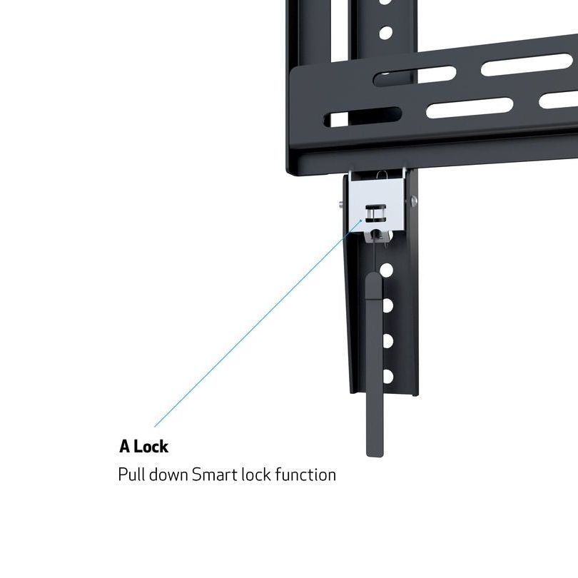 Multibrackets M Universal Wallmount HD Portrait 100kg 400x600