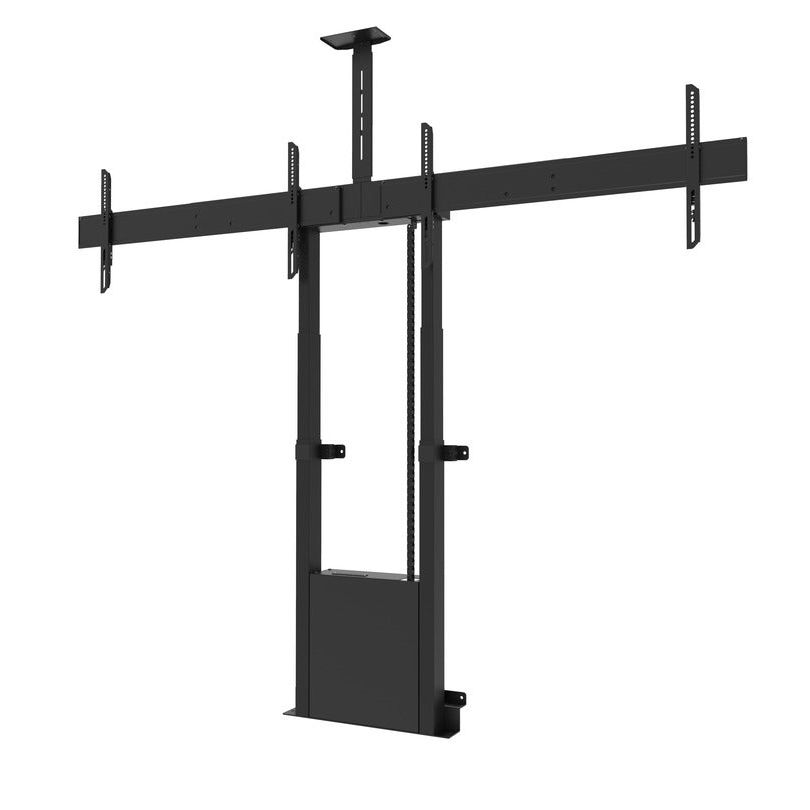 Multibrackets M Motorized Floormount Dual Screen incl cabinet & cam-shelf 120kg