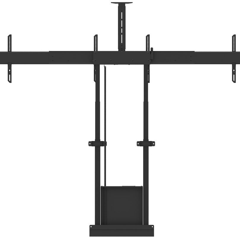 Multibrackets M Motorized Floormount Dual Screen incl cabinet & cam-shelf 120kg