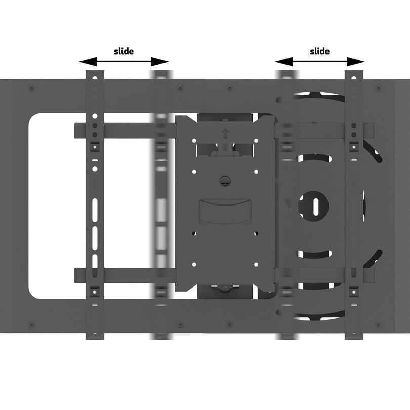 Multibrackets M Hospitality Flexarm with STB Enclosure Black