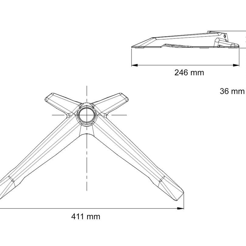Multibrackets M Desktopmount Single / Dual / Triple Stand Table Stand