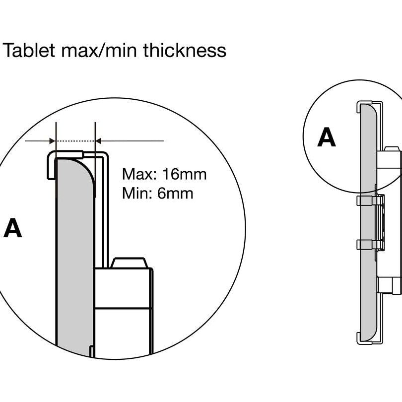 Multibrackets M Lockable Tablet Mount