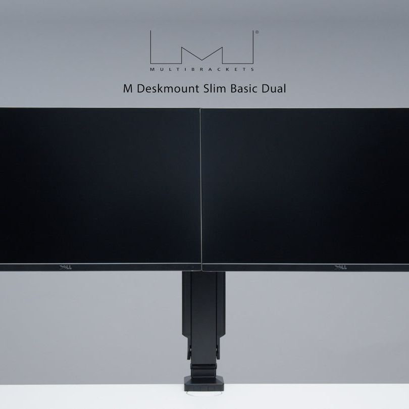 Multibrackets M Deskmount Slim Basic Dual
