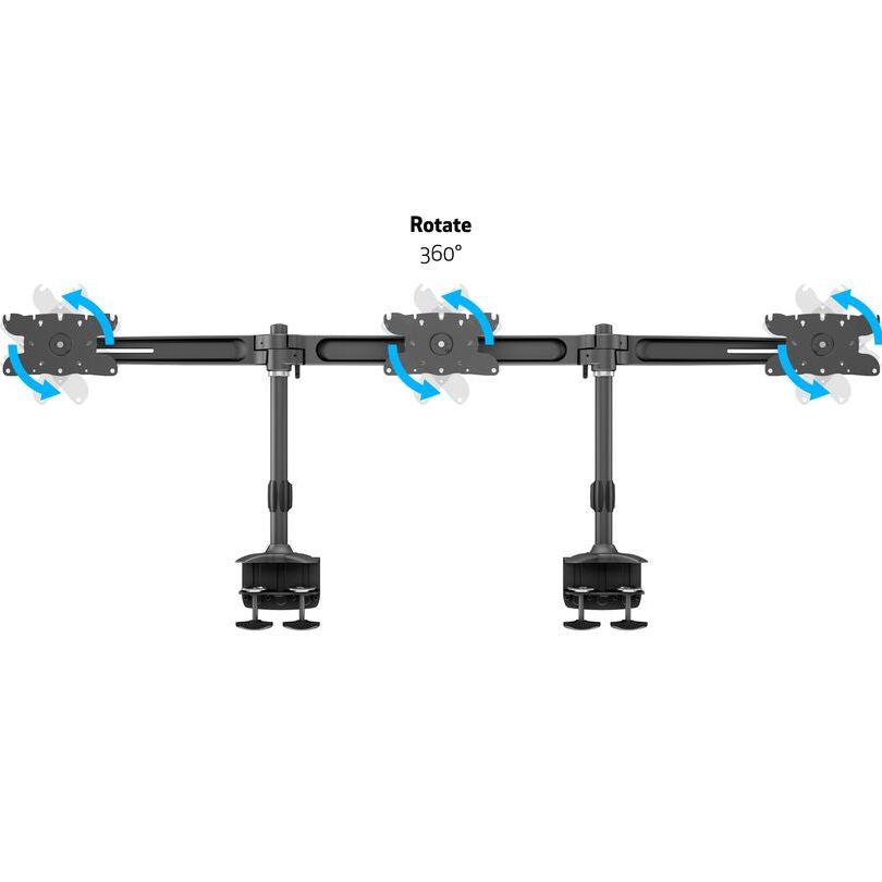 Multibrackets M VESA Desktopmount Triple Desk Clamp 24"-32"