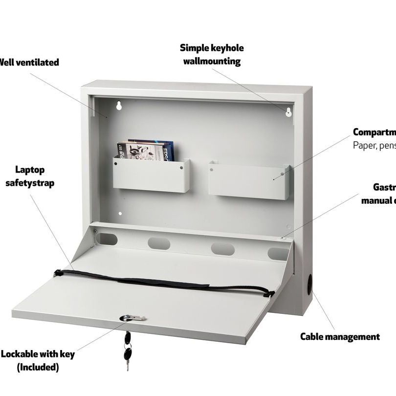 Multibrackets M Public Computer Security Cabinet Basic I