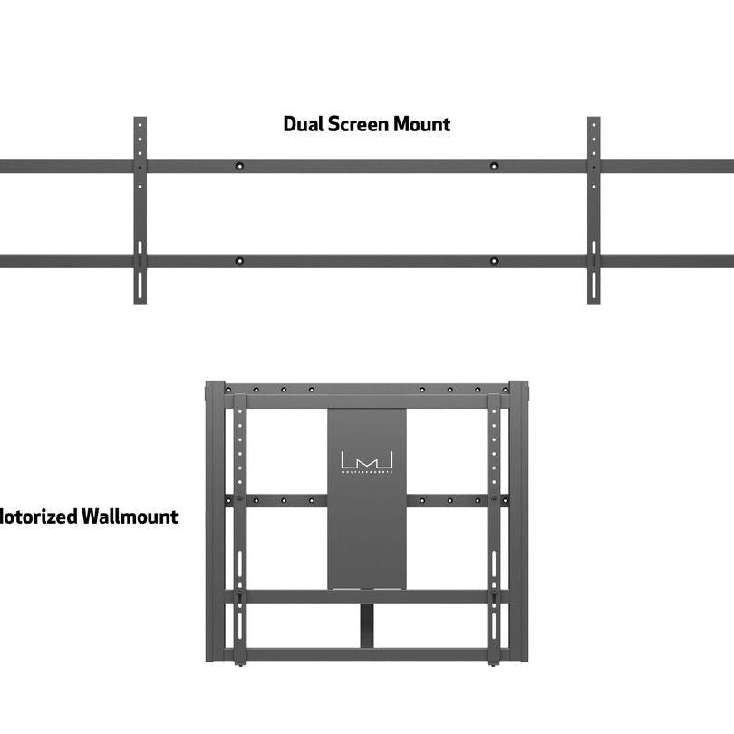 Multibrackets M Motorized Wallmount Dual Screen 160 kg Black SD