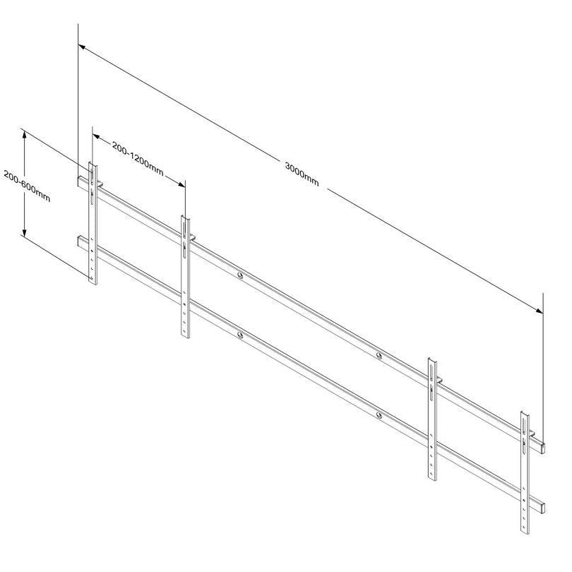 Multibrackets M Motorized Dual Screen Mount