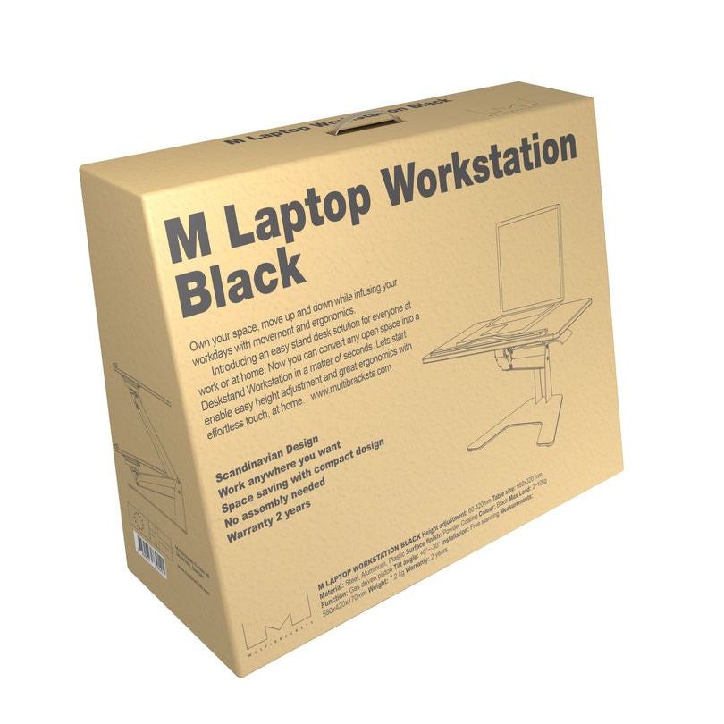 Multibrackets M Laptop Workstation Black
