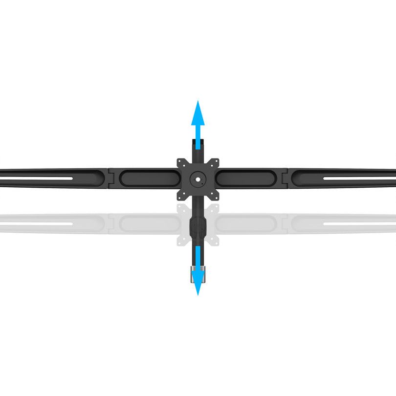Multibrackets M VESA Desktopmount Triple Stand 15"-24" Expansion Kit