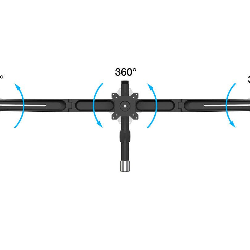 Multibrackets M VESA Desktopmount Triple Stand 15"-24" Expansion Kit