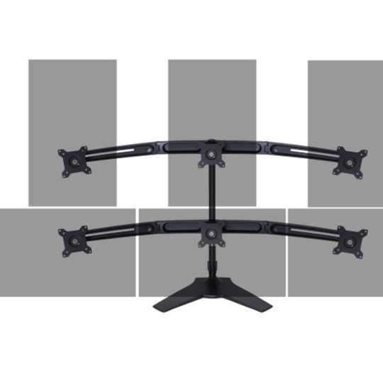 Multibrackets M VESA Desktopmount Triple Stand 15"-24" Expansion Kit