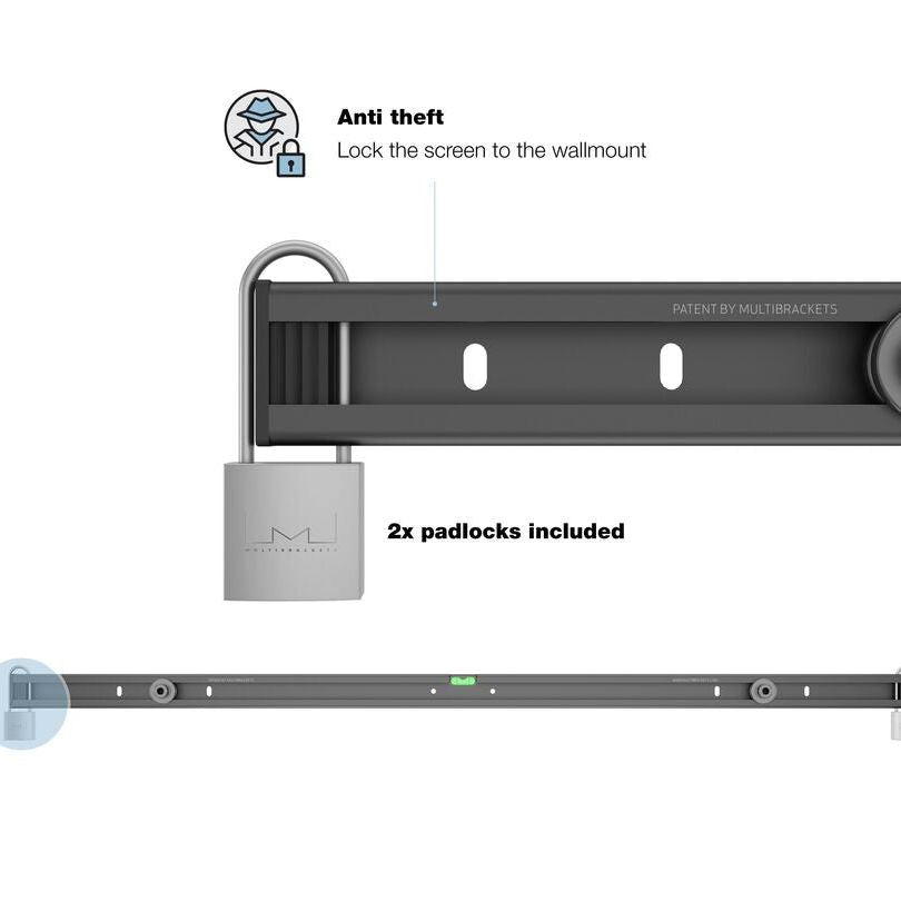 Multibrackets M Universal Public Wallmount Black Large