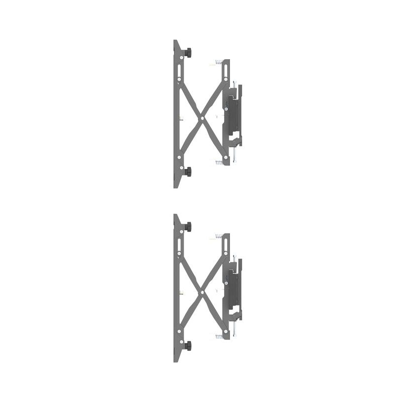 Multibrackets M Wallmount Pro MBW2Ux2 Push In Pop Out Black