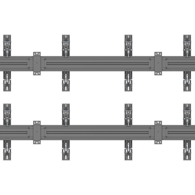 Multibrackets M Wallmount Pro MBW2Ux2 Push In Pop Out Black