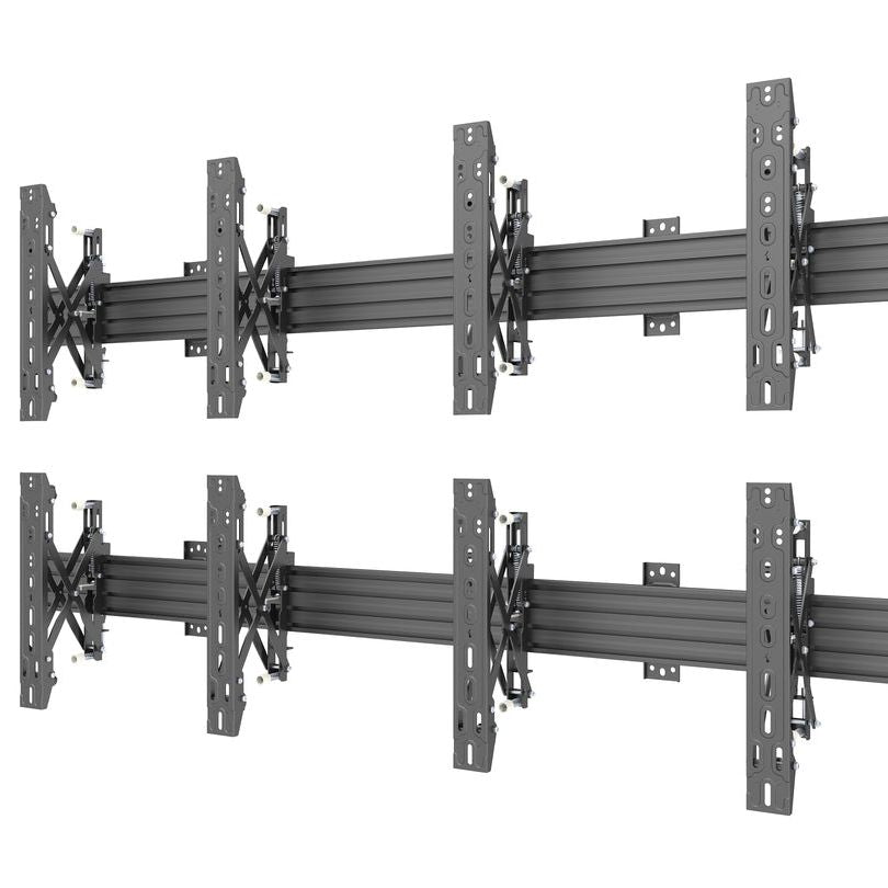 Multibrackets M Wallmount Pro MBW2Ux2 Push In Pop Out Black