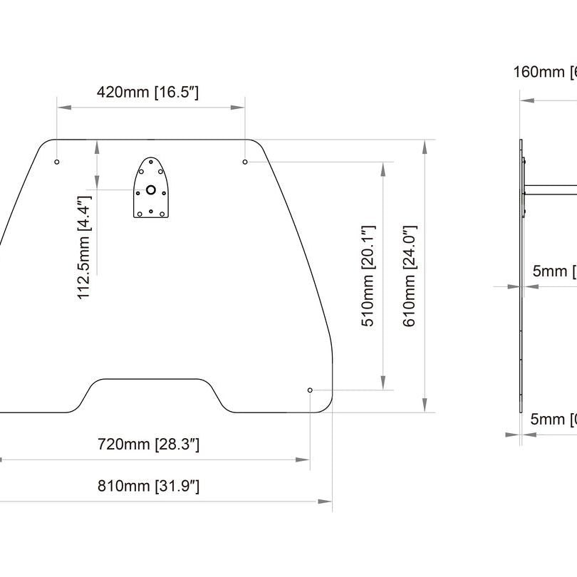 Multibrackets M Pro Series - Large Floorplate