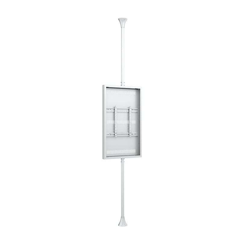 Multibrackets M Pro Series - Enclosure 55" Floor to Ceiling Medium White