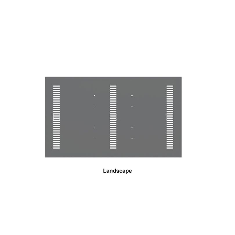 Multibrackets M Pro Series - Enclosure 55" Back Plate Medium Black