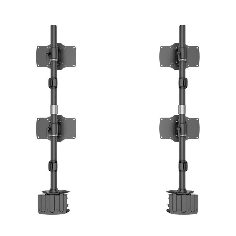 Multibrackets M VESA Desktopmount Quad Vertical Desk Clamp 24"-32"
