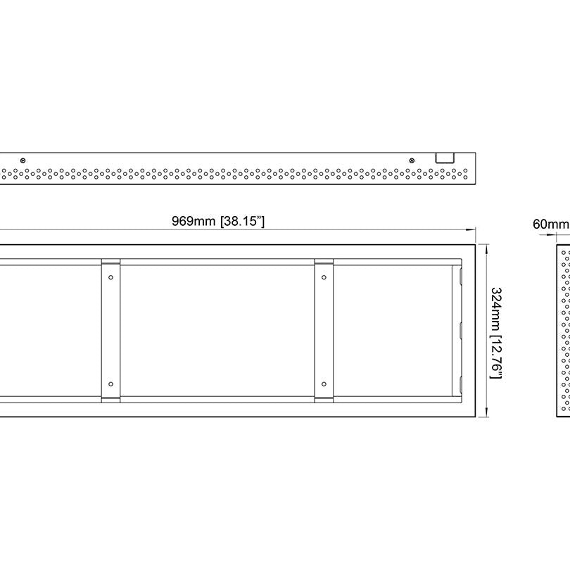 Multibrackets M Pro Series - Enclosure 37" Small Black