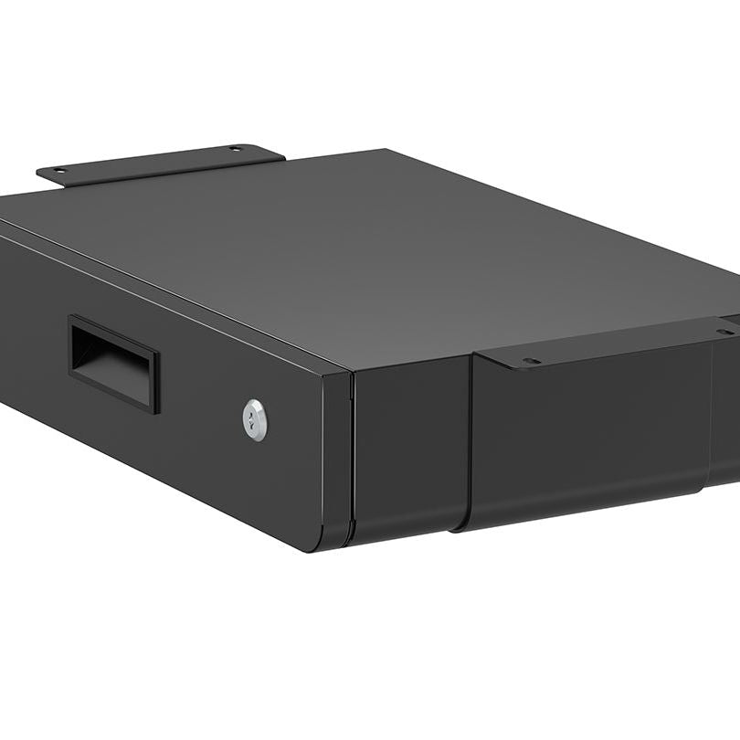 Multibrackets M Under Desk Drawer Lockable, Black